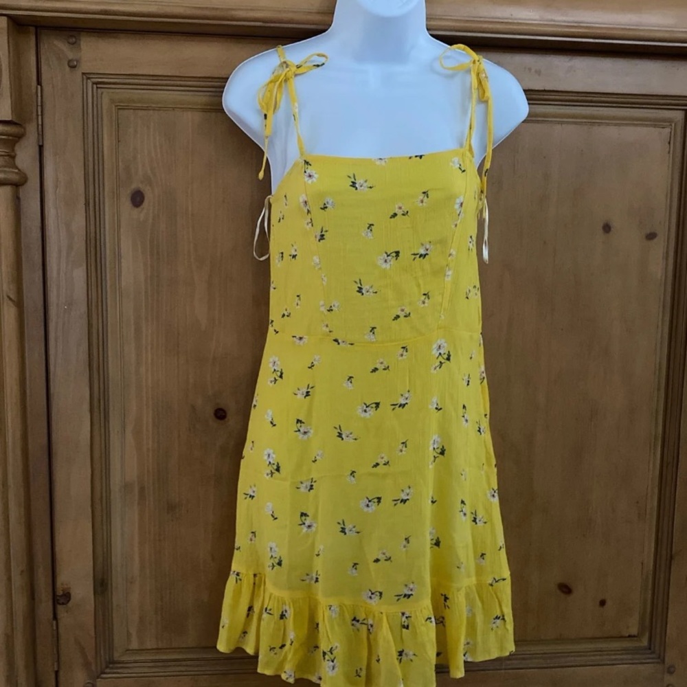 Yellow summer dress